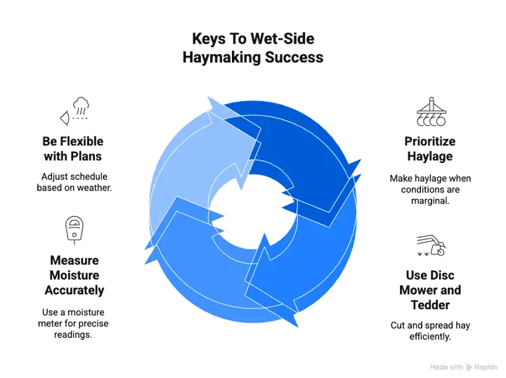 Hay Baling Where the Sun Don’t Shine. The Wet Side Guide.