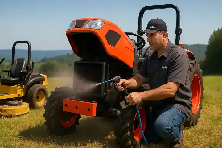 How to Keep Your Tractor and Mower Cool in Northwest Summers