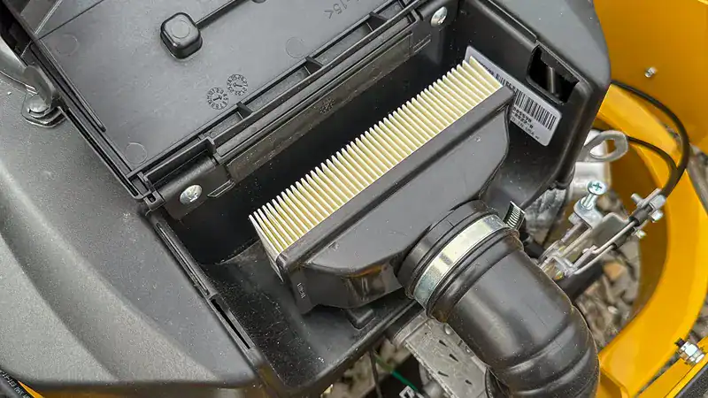 air filter on lawn mower engine